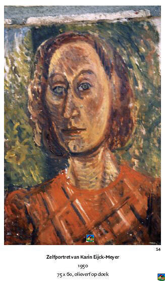 Zelfportret van Karin Eijck-Meyer